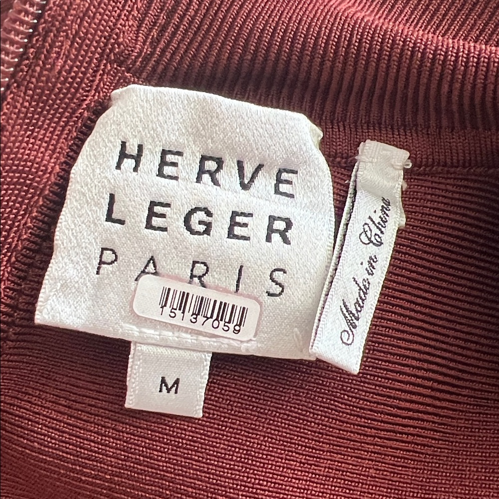 Hervé Léger Icon Cap Sleeve Gown - Picture 8 of 9